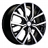 Диск KHW 1806  7x18 5x114,3 ET48,5 67,1 Black-FP (Kia Sportage)
