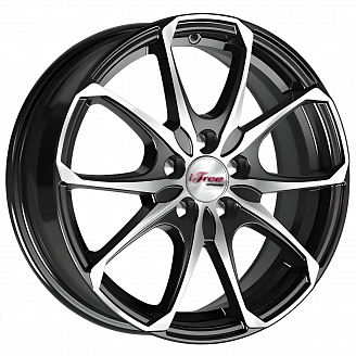 Диск iFree Такеши (KC877-12) 6x16 4x114,3 ET40 DIA 67,1 Блэк джек