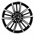 Диск KHW 1812 7x18 5x108 ET36 65,1 Black-FP (Exeed TXL) (Сфера)