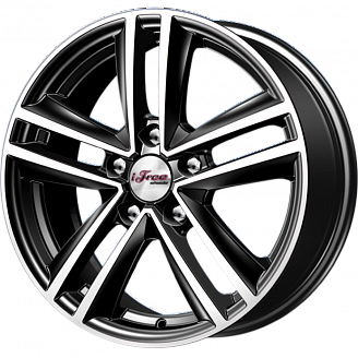 Диск iFree Катар (KC885-03) 6,5x16 5x114,3 ET40 DIA 66,1 Блэк джек