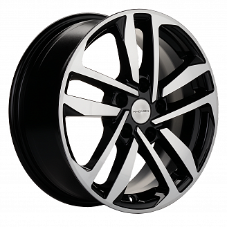 Диск KHW 1612  6,5x16 5x114,3 ET45 67,1 Black-FP (Mazda 3/ Mazda ix35)