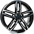 Диск Aero V2184 6x16 16x5 110 ET50 67,1 Черный